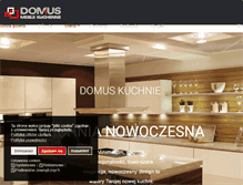 Tablet Screenshot of domuskuchnie.pl